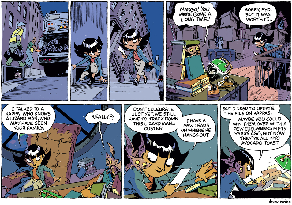 This is the dumbest joke I have ever made in Margo Maloo. 