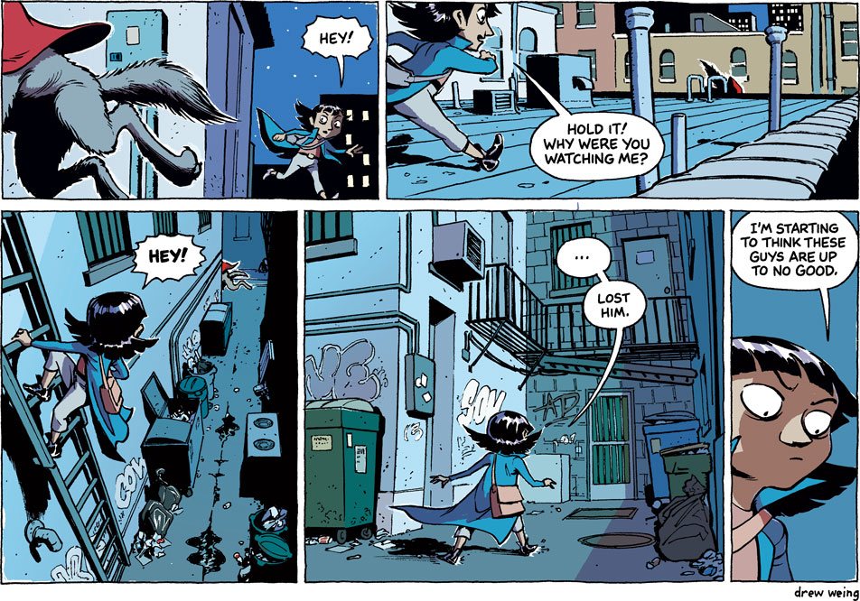 Holds up one finger: "Uh... STARTING to???"